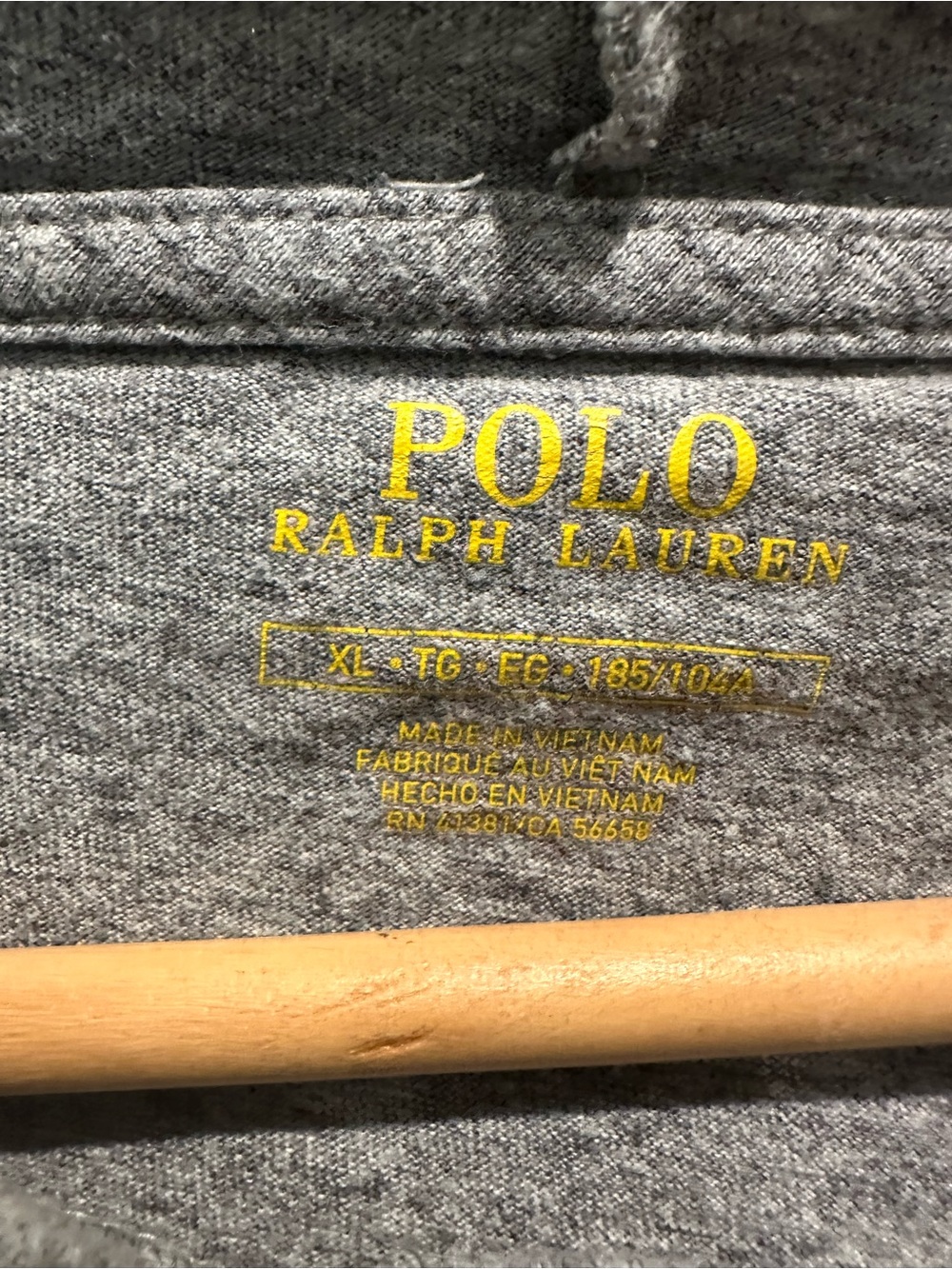 Polo Ralph Lauren long sleeve lightweight hooded t shirt men’s Sz XL - Picture 3 of 7